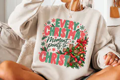 4 Christian Christmas Shirt Designs, 4 Nativity Faith Quote Product Image 3