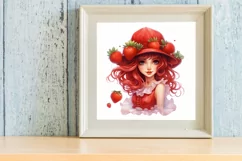 Fruits Little Princess Sublimation Clipart Product Image 3