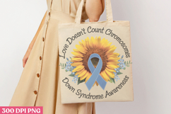 Love Doesn&#039;t Count Chromosomes PNG, Syndrome Sublimation PNG Product Image 1
