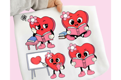 Heart Reading PNG, valentines day PNG, Heart PNG, Love PNG Product Image 2