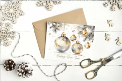 Christmas Decor Watercolor PNG sublimation Product Image 2