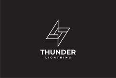 Thunder Logo Design Vector Template Product Image 3