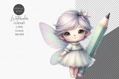 Fairy clipart, Back to school, Kids clipart Product Image 1
