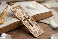 Christian Bookmark Laser Cut | Glowforge | SVG Product Image 1