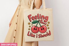 Feeling Good Like I PNG, Retro Valentine Sublimation PNG Product Image 1