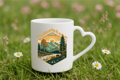 Yellowstone National Park Camping PNG Sublimation Design Product Image 3