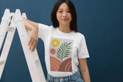 Abstract Leaf &amp; Sunset Hills Embroidery Design Product Image 3