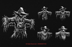 10 Bundle Dark Art Scarecrow Doll Scary Horror Evil Ghost Product Image 5