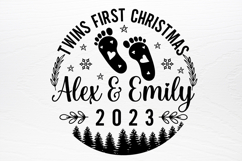 Baby First Christmas Ornament SVG Product Image 3