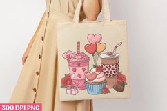 All you need is love PNG, Coffee Valentines day Sublimation Product Image 3