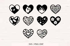 Heart SVG Bundle - svg, png, dxf Product Image 3