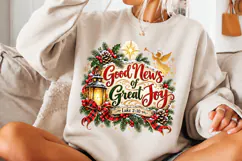 4 Christian Christmas PNG Designs, 4 Nativity Bible Verse PN Product Image 3