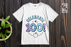 100 Days Brighter Sublimation Clipart PNG Product Image 3