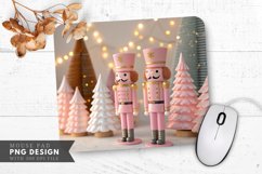 Whimsical Nutcracker Christmas Scene Mouse Pad PNG Product Image 1