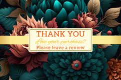 background with flowers, Bohemian floral wreaths Product Image 3