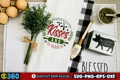 Marshmallow kisses and wishes SVG, Christmas SVG Product Image 3