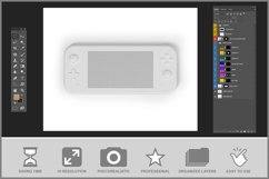 Handheld Game Console Mockup Product Image 3