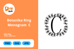 Botanika Ring Monogram Product Image 1
