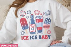 Ice Ice Baby PNG, 4th Of July Sublimation PNG Product Image 3