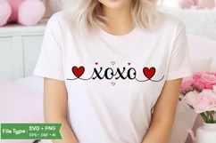 Xoxo Valentine SVG Design | Valentine's Day SVG PNG Product Image 3