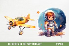 Elements In The Sky And Space Clipart Product Image 1