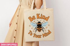 Be kind to your mind PNG, Retro Positive Sublimation PNG Product Image 3
