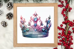 Pink Christmas Fairy Clipart Sublimation, Fairy Christmas Product Image 3