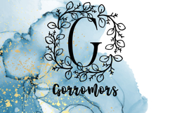 Willow Crown Monogram - Regal Botanical Serif Font Product Image 2
