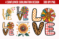 Sunflower Sublimation PNG Product Image 1