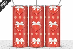 Lovely Hearts Tumbler Design | Valentine's Day Tumbler Wrap Product Image 3