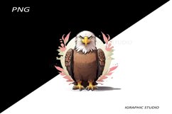 Pastel Bird Clipart, Bird Clipart, Eagle clipart Product Image 1