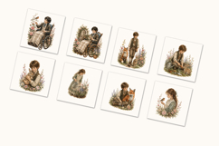 The Secret Garden Watercolor Clipart Product Image 3