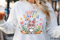 Happy Easter! PNG, Retro Easter Day Sublimation PNG Product Image 3