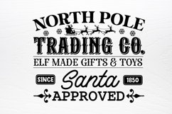 Vintage Christmas Sign SVG Product Image 3