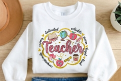 Teacher PNG, Teacher Appreciation PNG, Dedicated Teacher Product Image 3