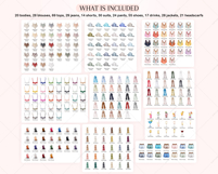 Hippie Girls Clipart Portrait Creator Product Image 3