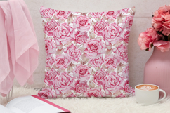 Pink Roses Seamless Pattern, Digital Paper Product Image 3
