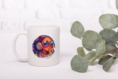 Summer Girl Illustration, Cartoon Girl PNG, Cool Girl Print Product Image 3