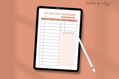 Minimal To Do List Planner Template | Daily productivity pdf Product Image 3