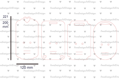 Gift Flowers Holder svg laser cut, Bouquet Holder Product Image 3