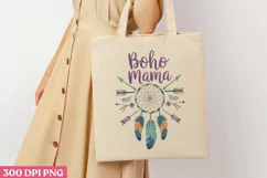 Boho mama PNG, Dog Mom Sublimation PNG Product Image 3