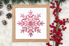 Pink Christmas Crochet Clipart, Christmas PNG Product Image 3
