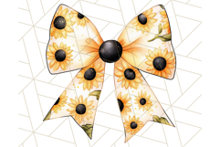 Watercolor Summer Bow Clipart PNG, Coquette Bright Bow Png Product Image 3