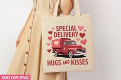 Special delivery_ Hugs PNG, Retro Valentine Sublimation Product Image 3