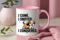 Cartoon Dog Illustration With Humorous Quote I Came I Product Image 3