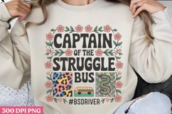 Captain of the struggle PNG, School Bus Driver Sublimation P Product Image 3