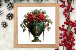 Christmas Castle Clipart Sublimation, Christmas PNG Product Image 4