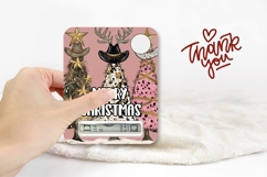 Rustic Christmas Tree Money Card, Leopard Christmas Tree Product Image 3