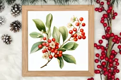 Christmas Wreath Clipart, Christmas Wreath Clipart Product Image 3