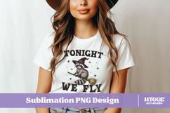 Funny Sarcastic Feral Witch Raccoon Halloween PNG DTF Bundle Product Image 3